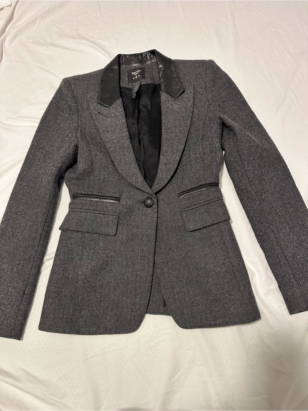 Smythe 100% Wool Blazer Jacket | Size 4